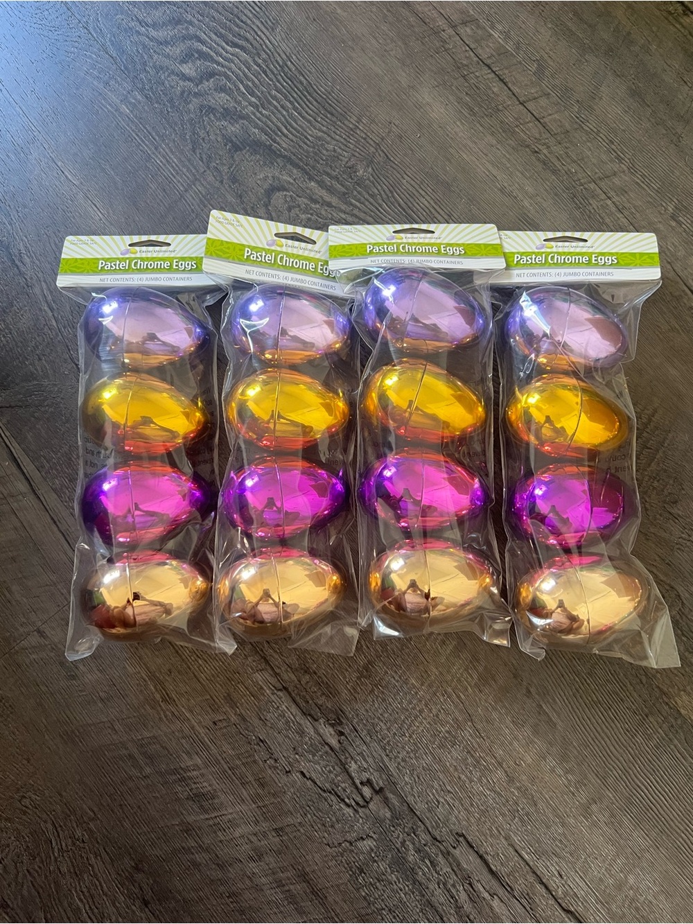 Pastel Chrome Eggs for Easter (4 packs)